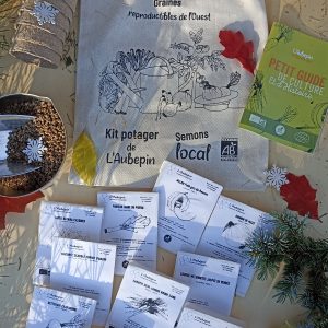 kit potager aubepin, Graines bio locales grand-ouest